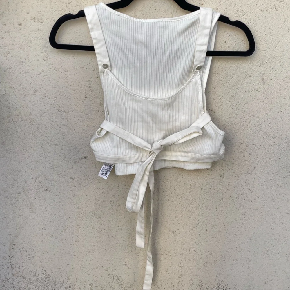 Zara brand new limited edition bohemian summer crop top (cotton) - Picture 8 of 9
